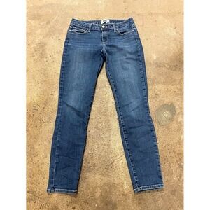 Paige Verdugo Ankle Jeans Women 28 Blue Denim Stretch Mid Rise Cotton Skinny Leg
